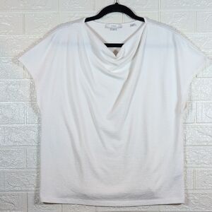 Nwot Vince Cream Drape Neck Blouse